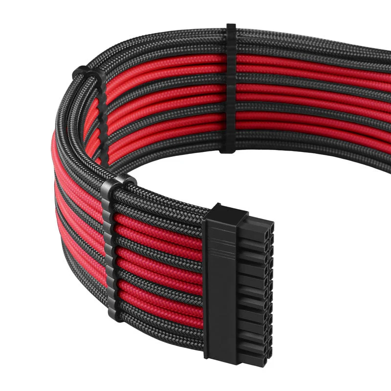 CableMod PRO ModMesh C-Serie RMi RMx Kabelset – schwarz/rot