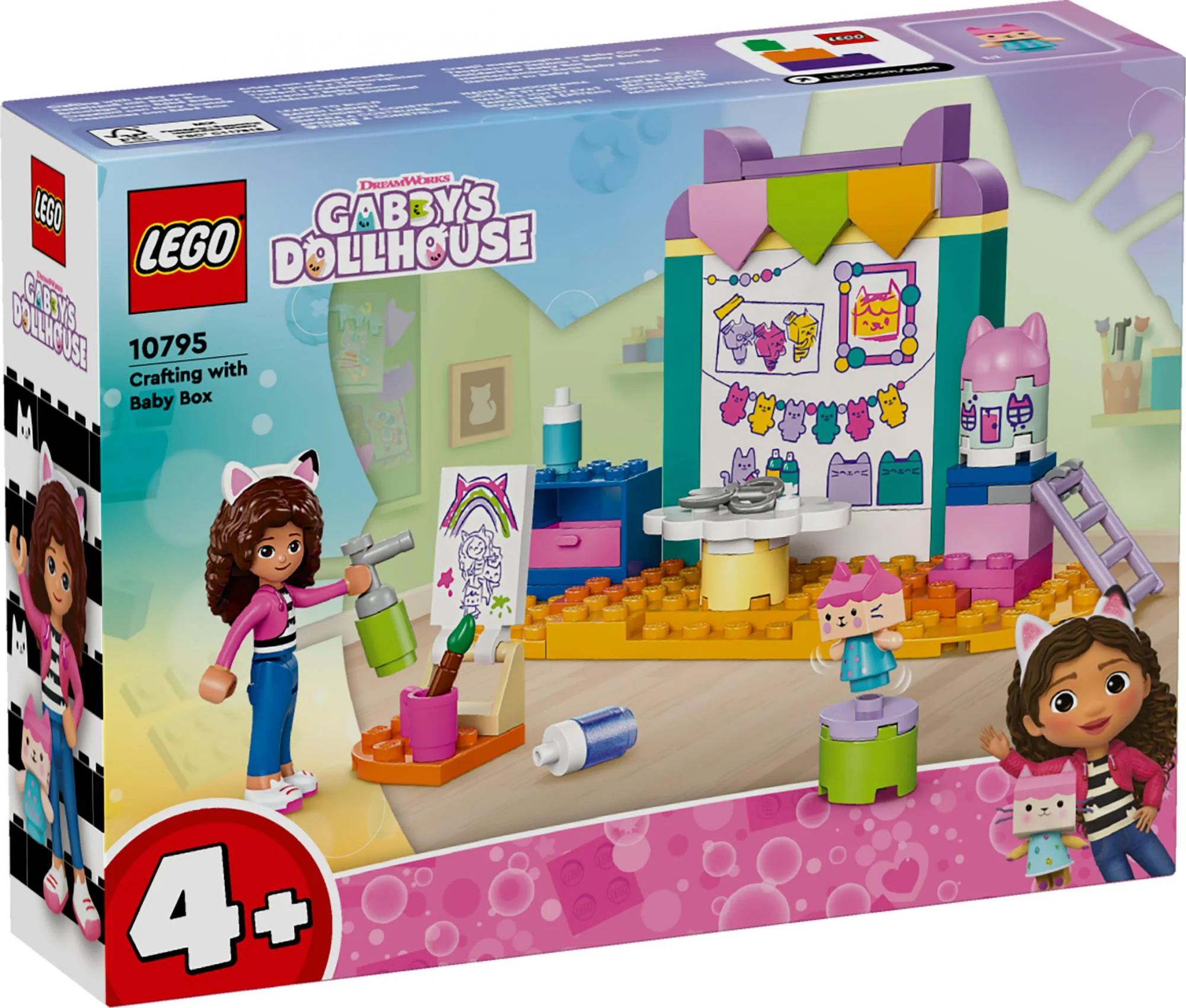 LEGO 10795 Gabby's Dollhouse Crafting Fun with Baby Box