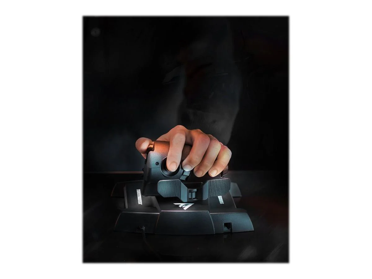 ThrustMaster T.16000M FCS Flight Pack Joystick. Gaspedal und Pedale