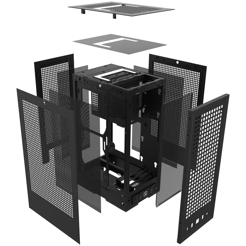 Hyte Revolt 3 Mini ITX - schwarz