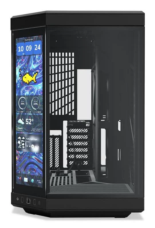 HYTE Y70 TOUCH INFINITE CASE. 14.9 [PITCH BLACK]