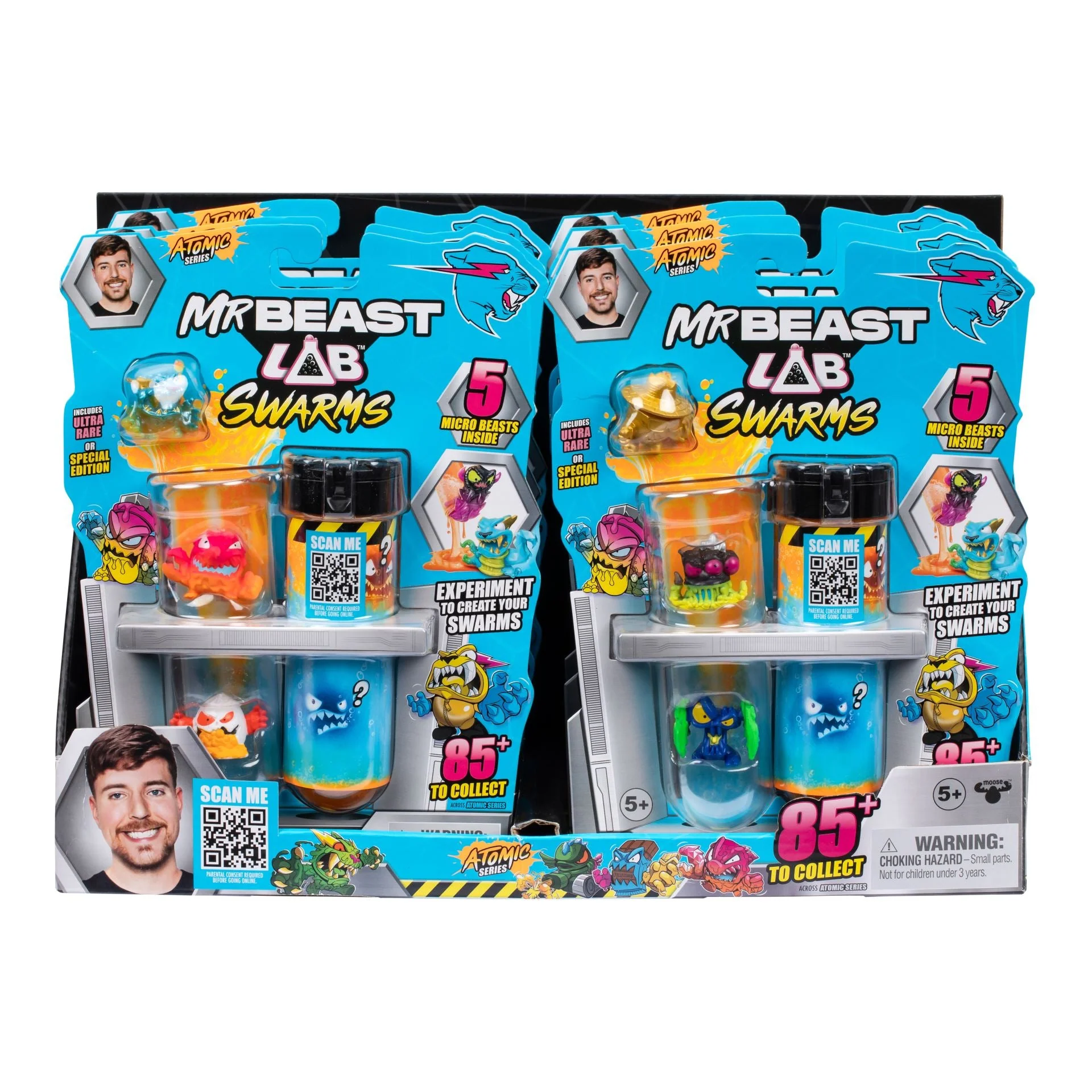 Mr. Beast Lab Swarms figurer 5 stk. Serie 2