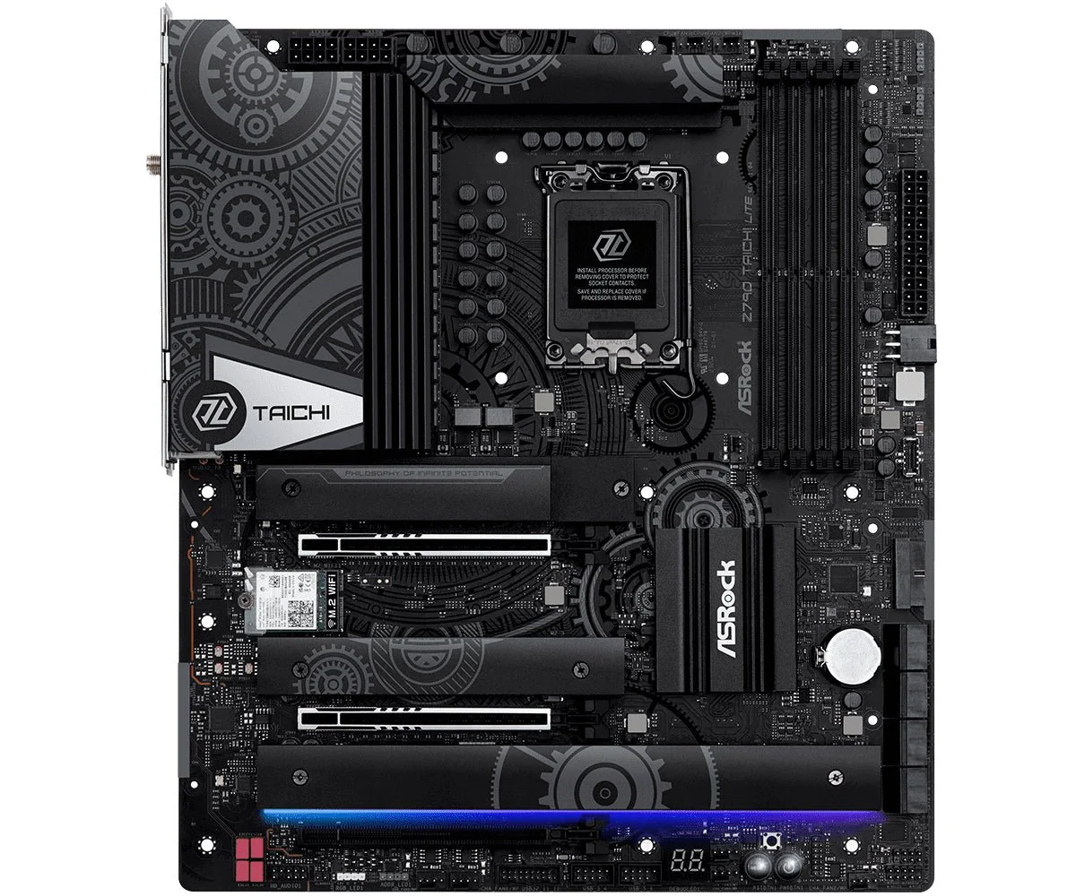 Asrock Z790 Taichi Lite Intel S1700 EATX  DDR5 - Bundkort