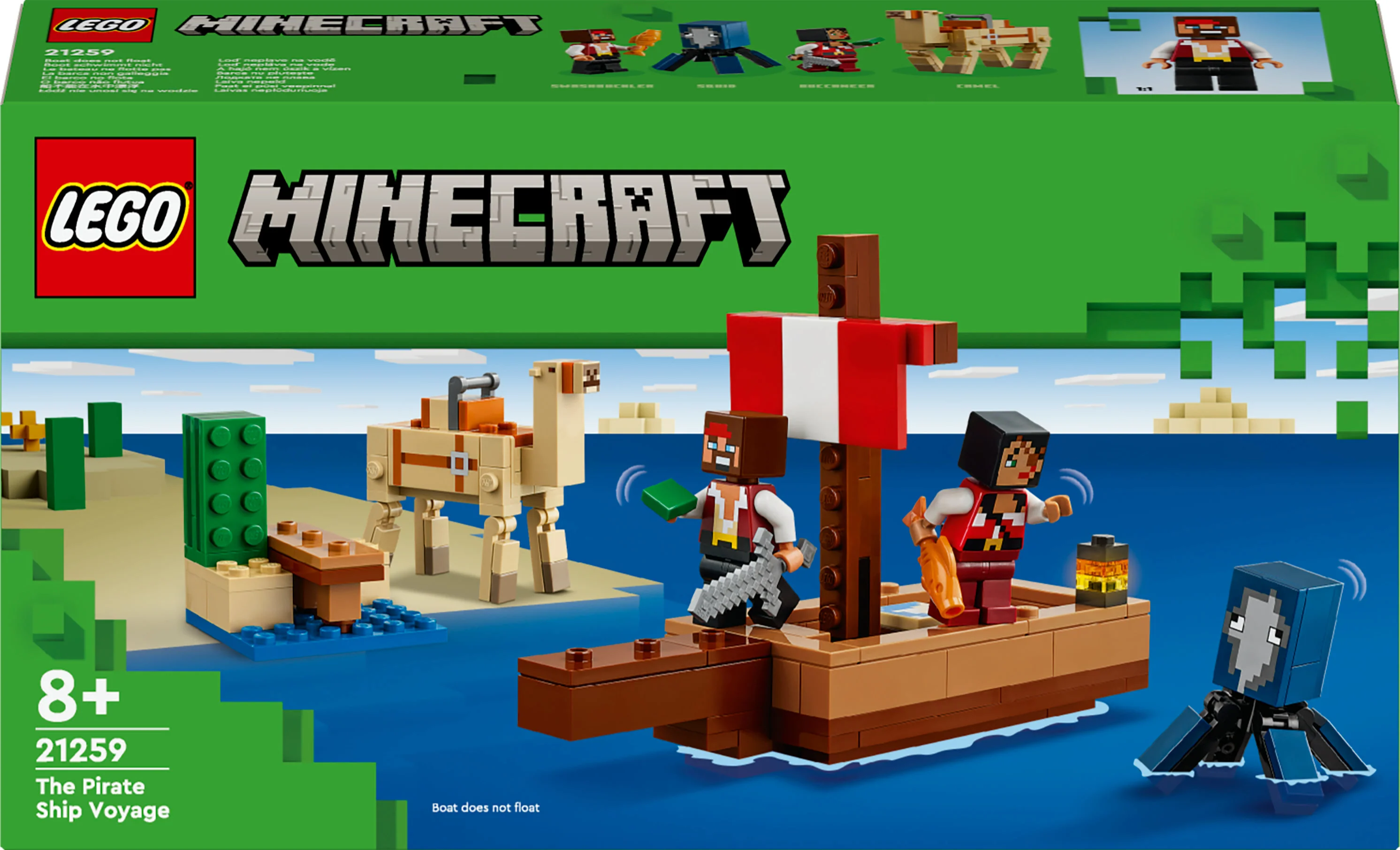 LEGO Minecraft - Piratskibets Rejse (21259)