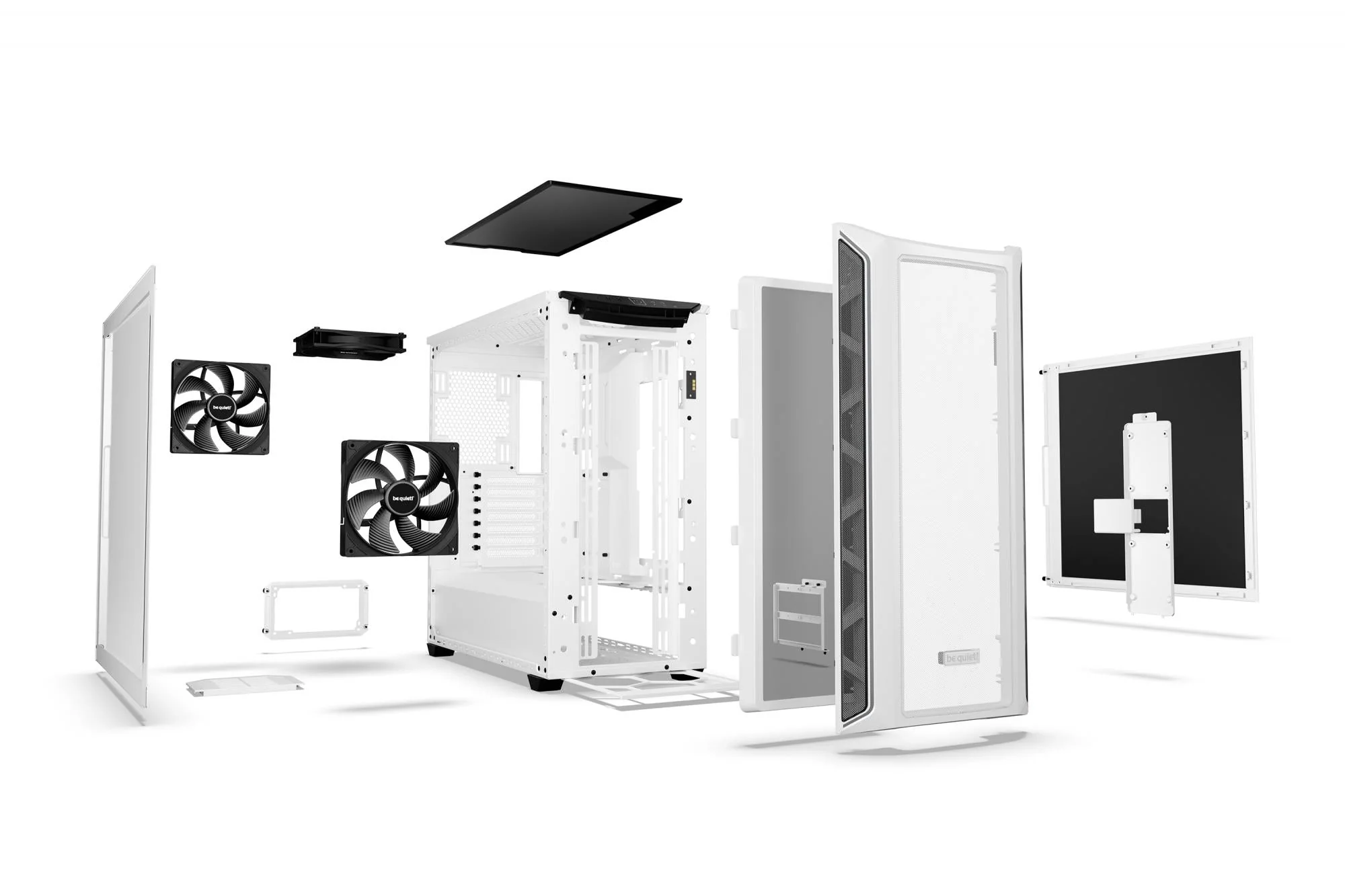 be quiet! SHADOW BASE 800 DX. tower case (white. tempered glass)
