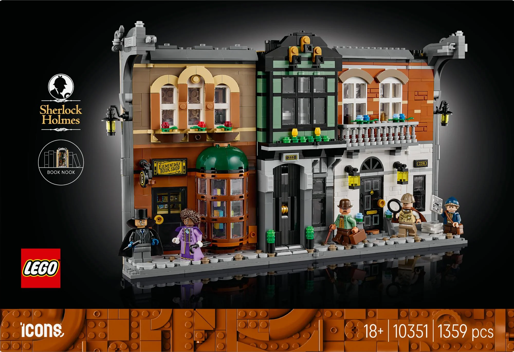 LEGO Icons – Sherlock Holmes: Book Nook