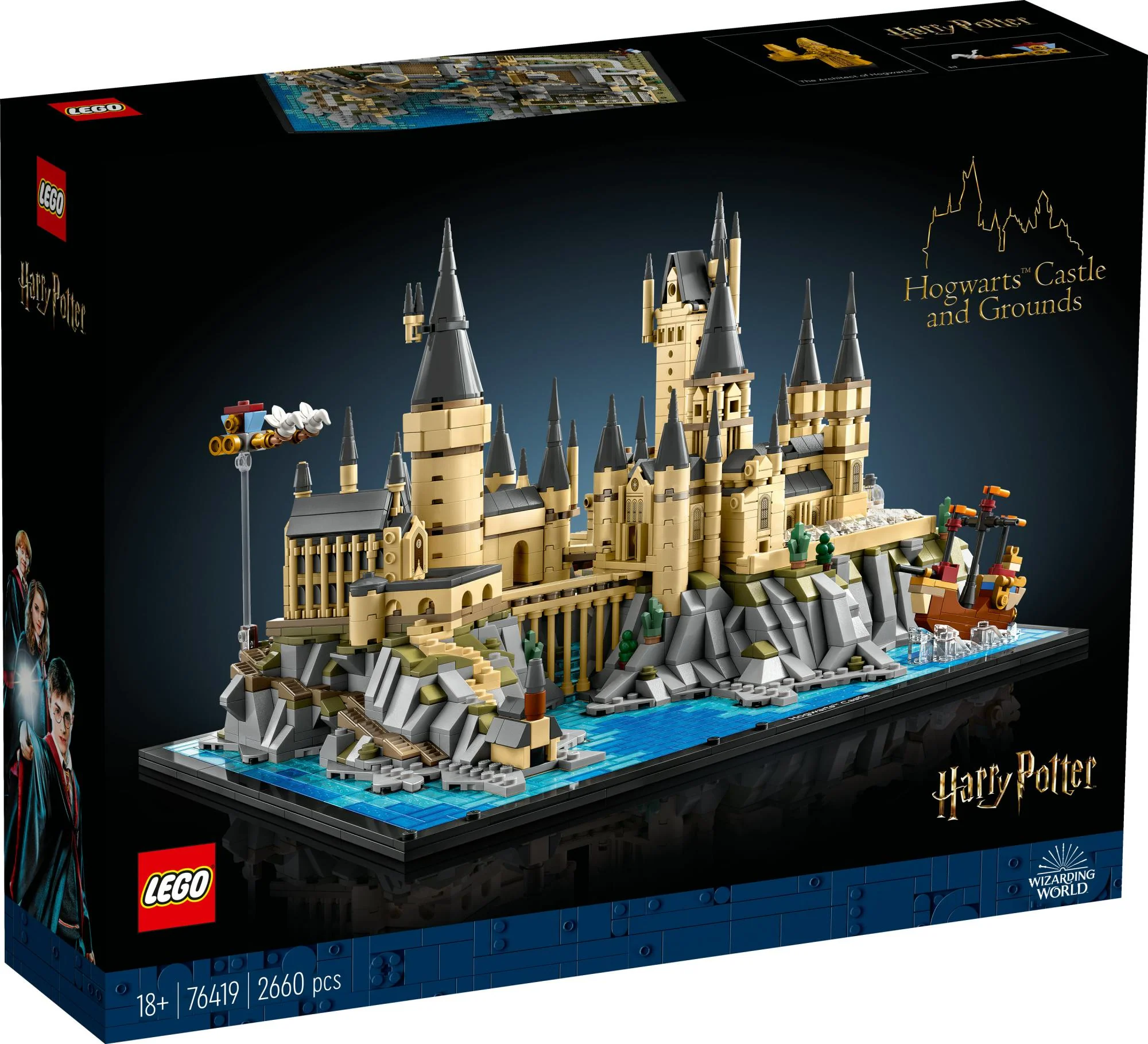 LEGO 76419 Harry Potter Hogwarts Castle with Castle Grounds