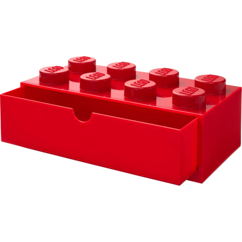 Room Copenhagen LEGO Desk Drawer 8 . storage box (red. knobs)