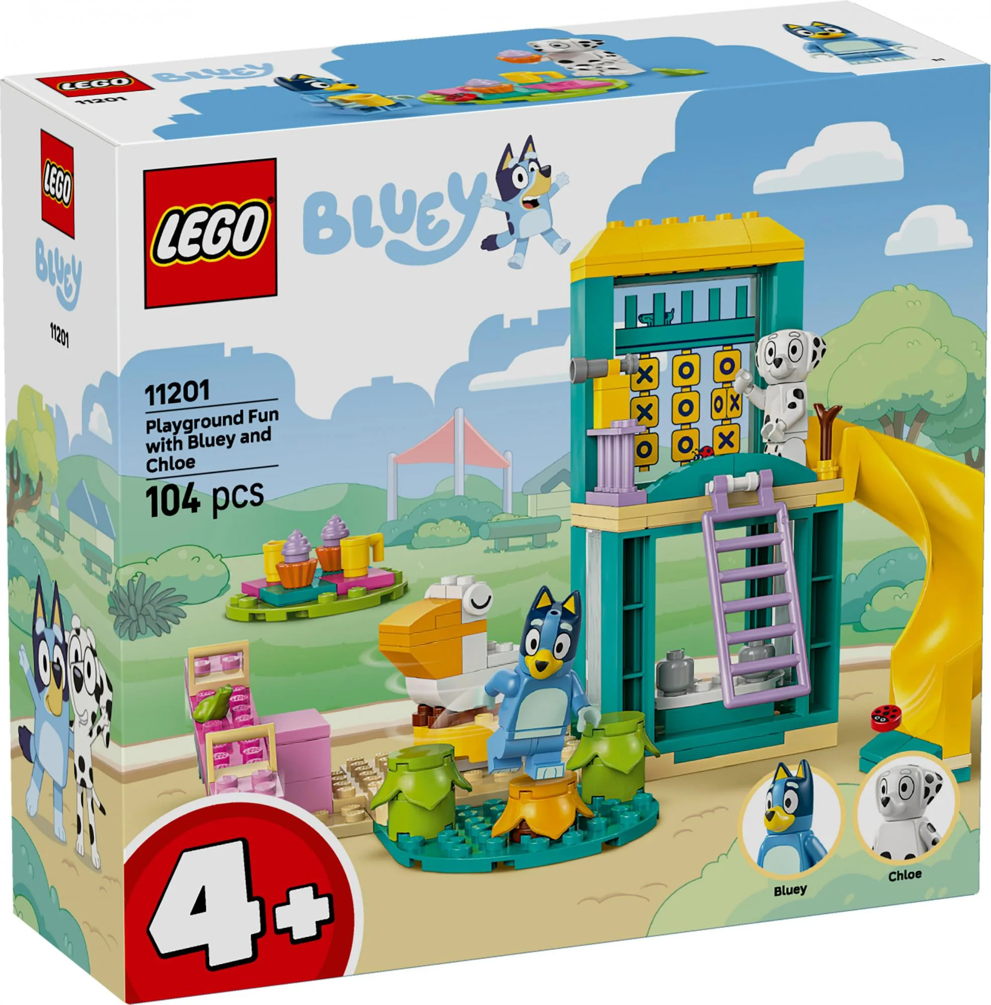 LEGO Bluey – Legepladsleg med Bluey og Chloe