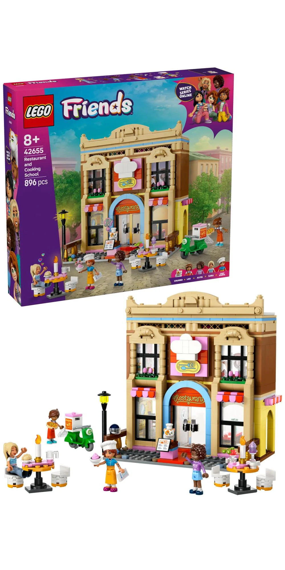 LEGO 42655 Friends Restaurant and Cooking School