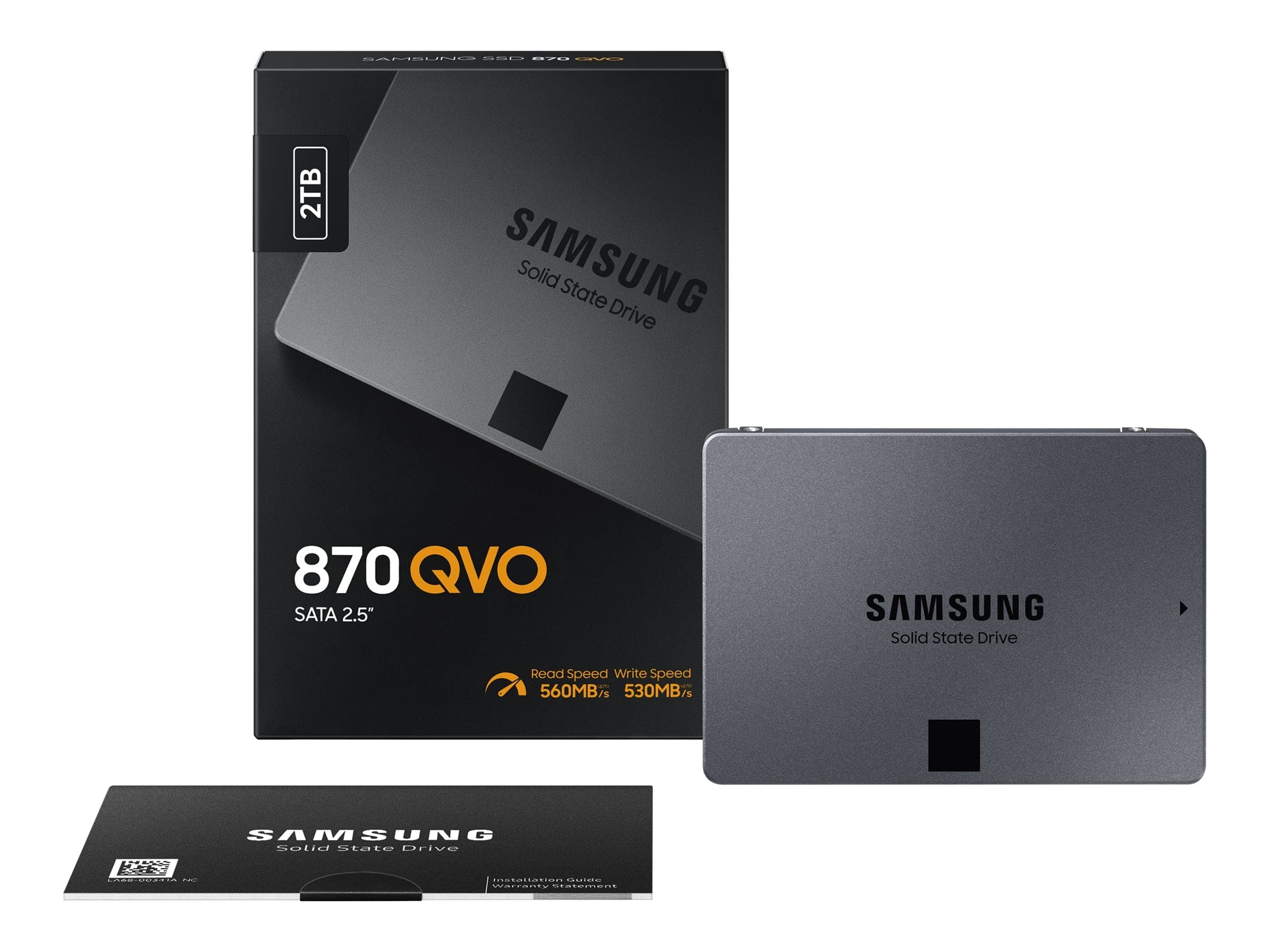 Samsung 870 QVO SSD MZ-77Q2T0BW 2 TB 2.5 SATA-600