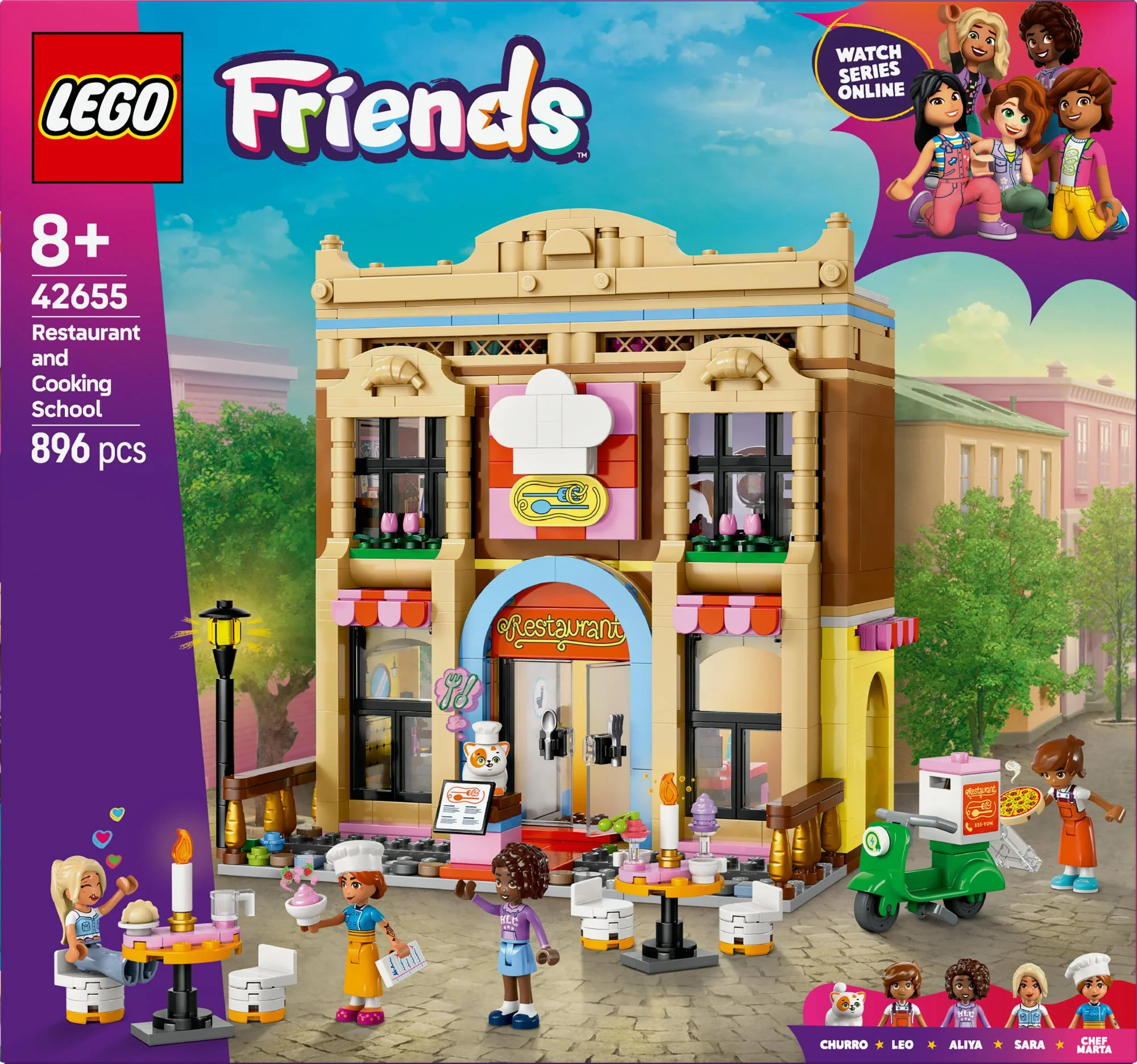 LEGO 42655 Friends Restaurant and Cooking School