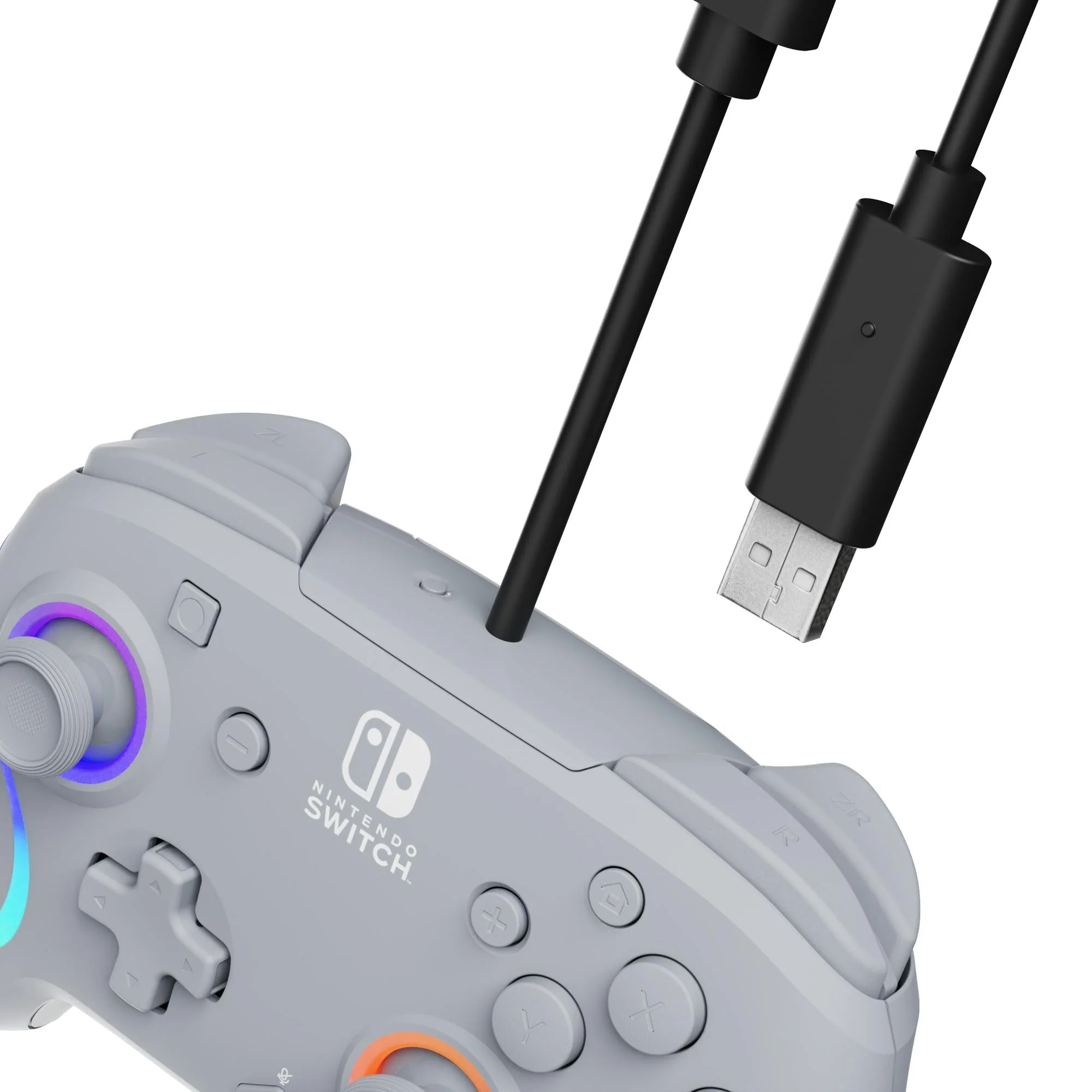 PDP Afterglow Wave Kablet Controller Grå Switch