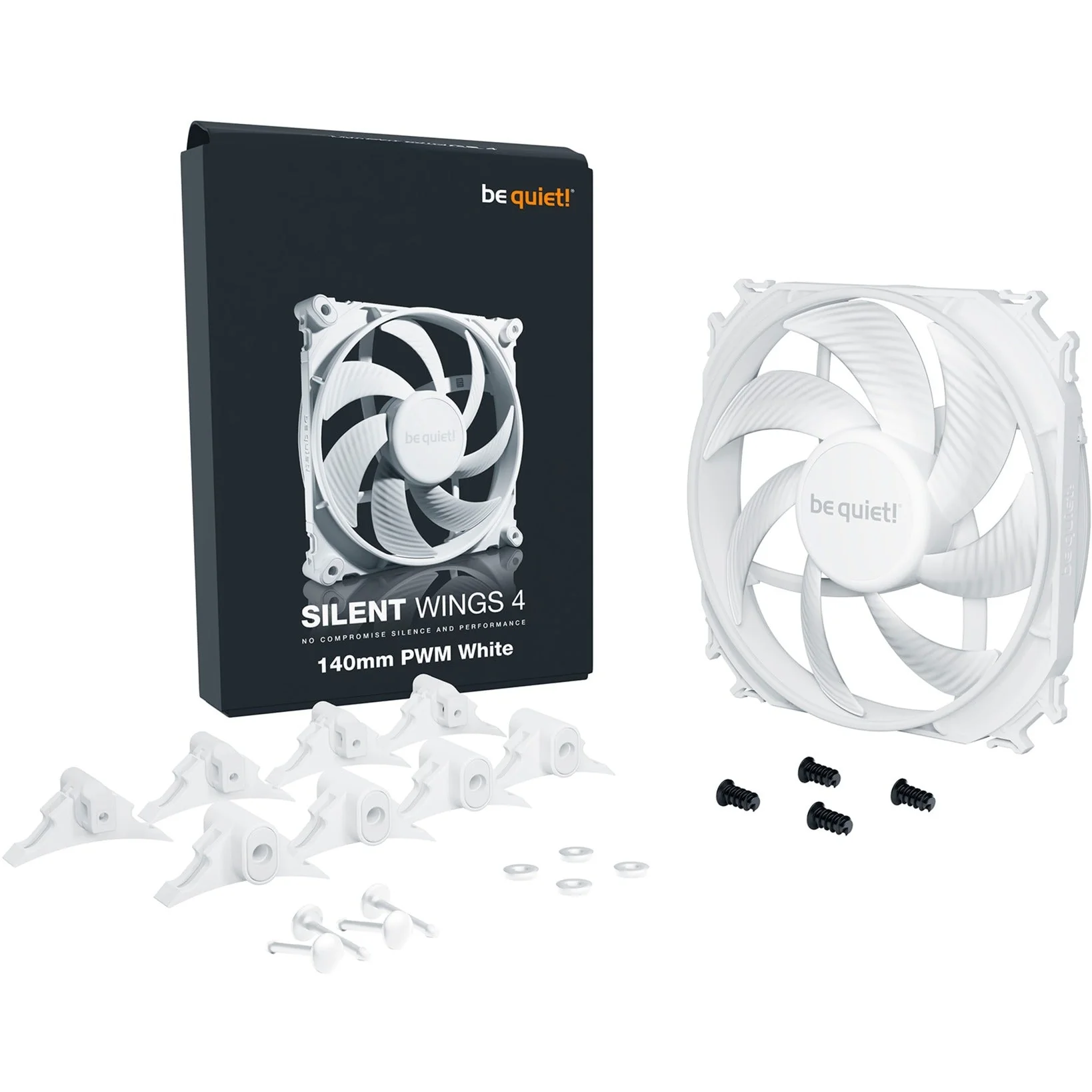 be quiet! Silent Wings 4 140mm PWM White. case fan (white)