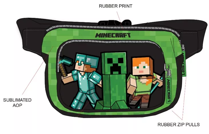 Minecraft mavetaske 20 cm