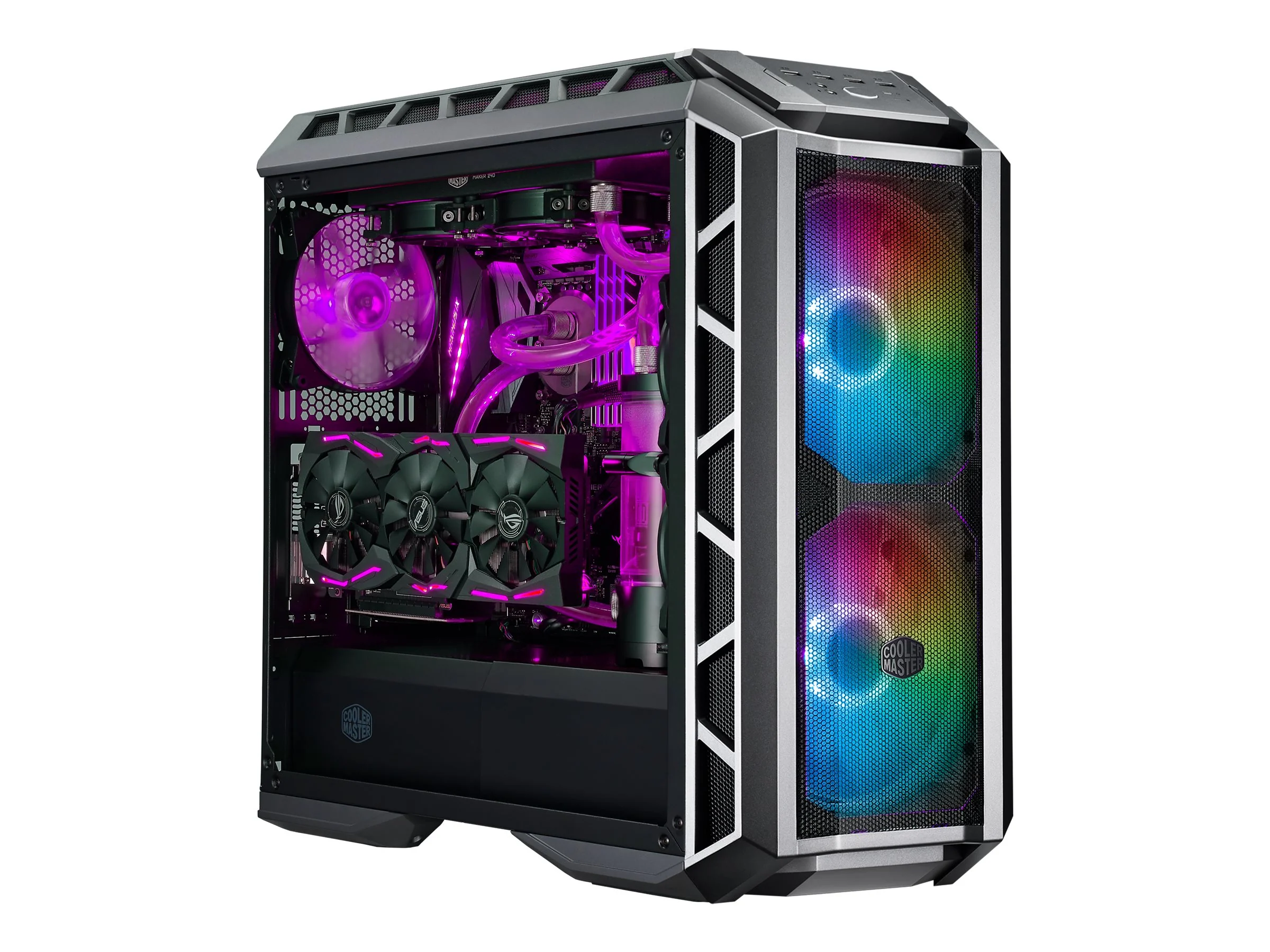 Cooler Master MasterCase H500P Mesh ARGB Tower Extended ATX Schwarz