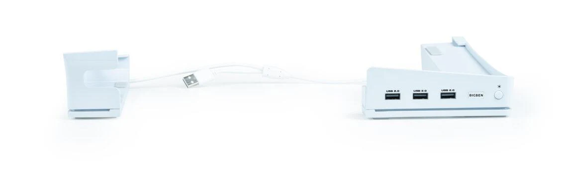 Nacon Horizontal Hub Station RGB/USB Hub. Hvid PS5 Slim