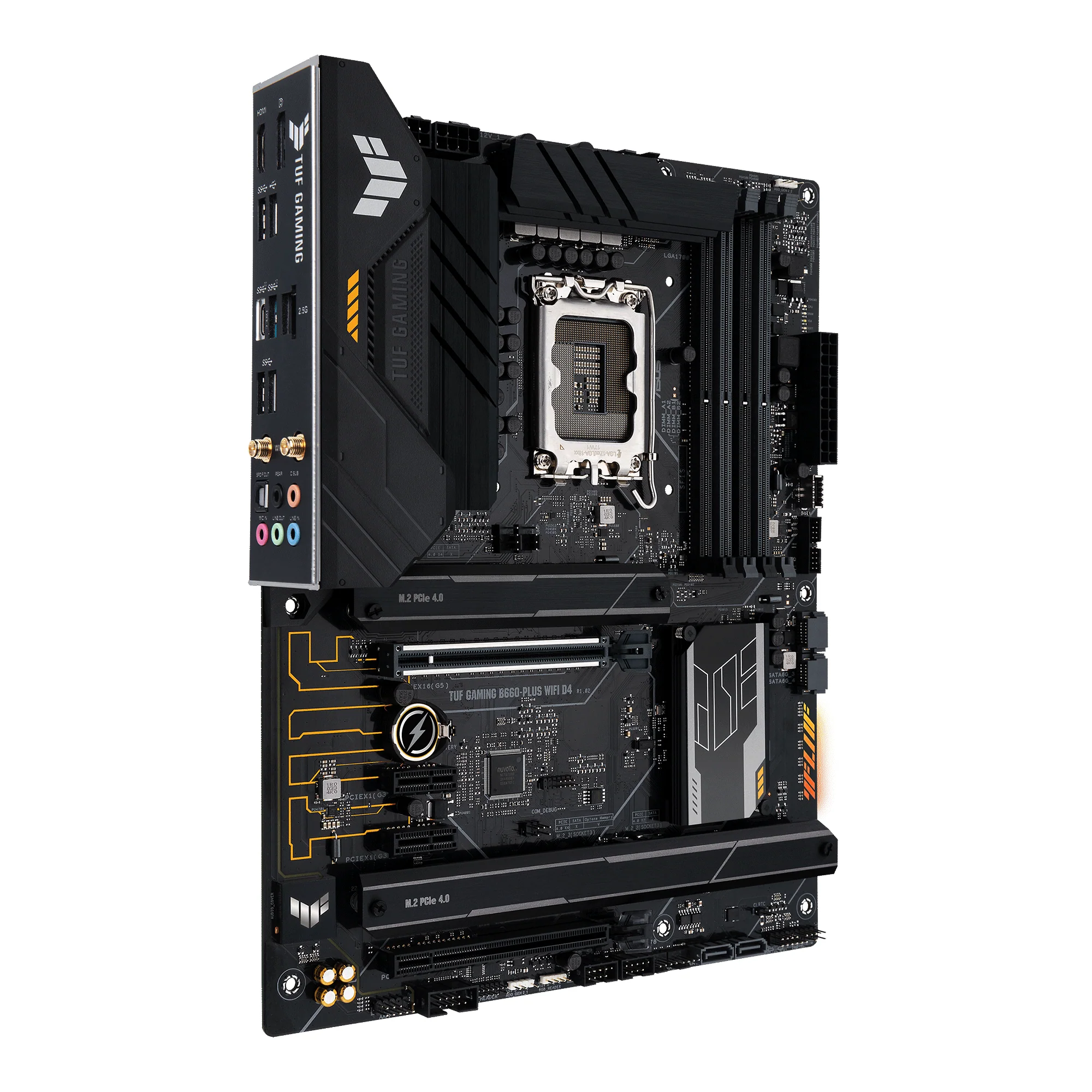 ASUS TUF GAMING B660-PLUS WIFI D4 (ATX. B660. LGA 1700. DDR4)