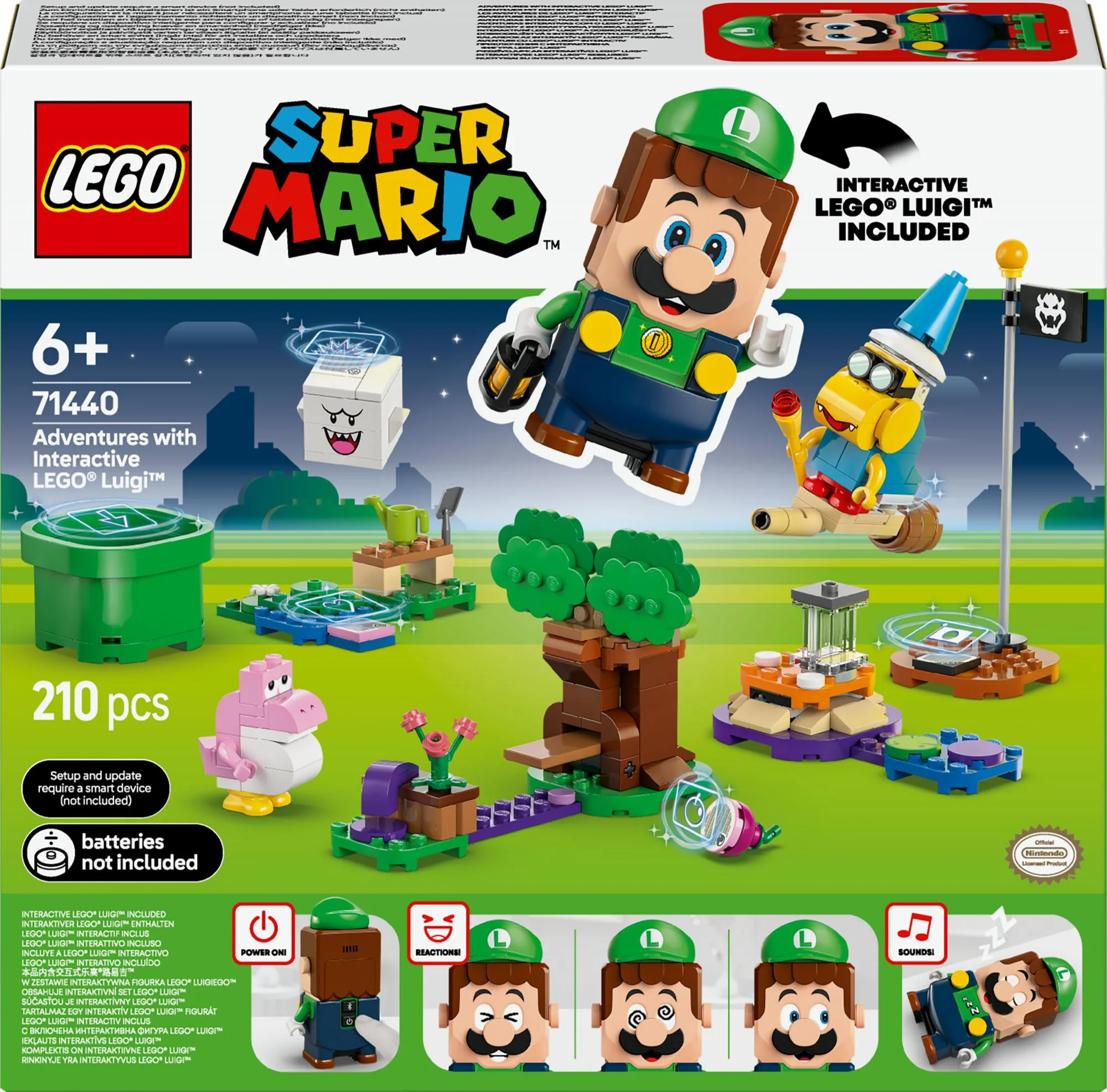 LEGO 71440 Super Mario Adventures with Interactive LEGO Luigi