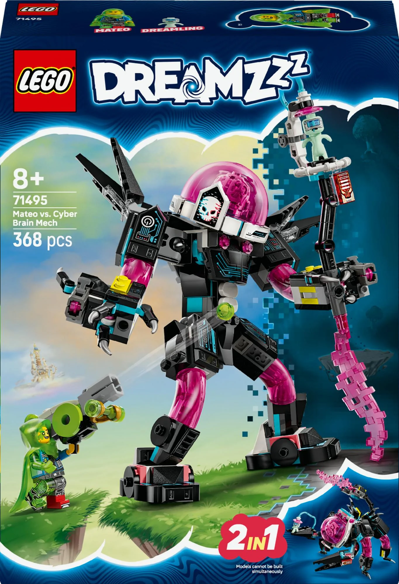 LEGO 71495 DREAMZzz Mateo vs. Cyberbrain Mech