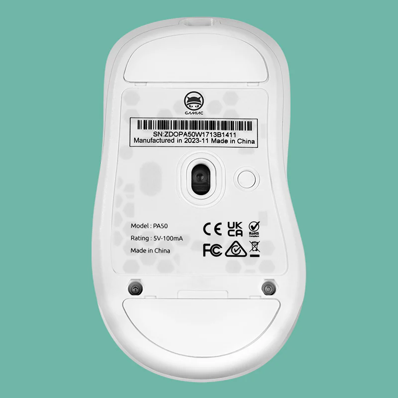 Gamiac PA50 Mus  Hvid