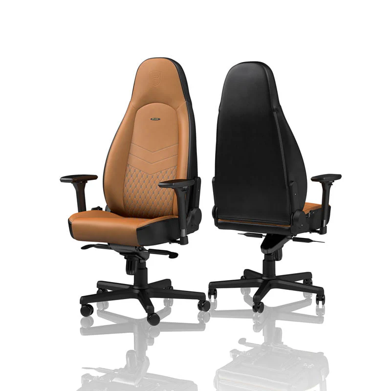 noblechairs ICON Echtleder Cognac/Schwarz