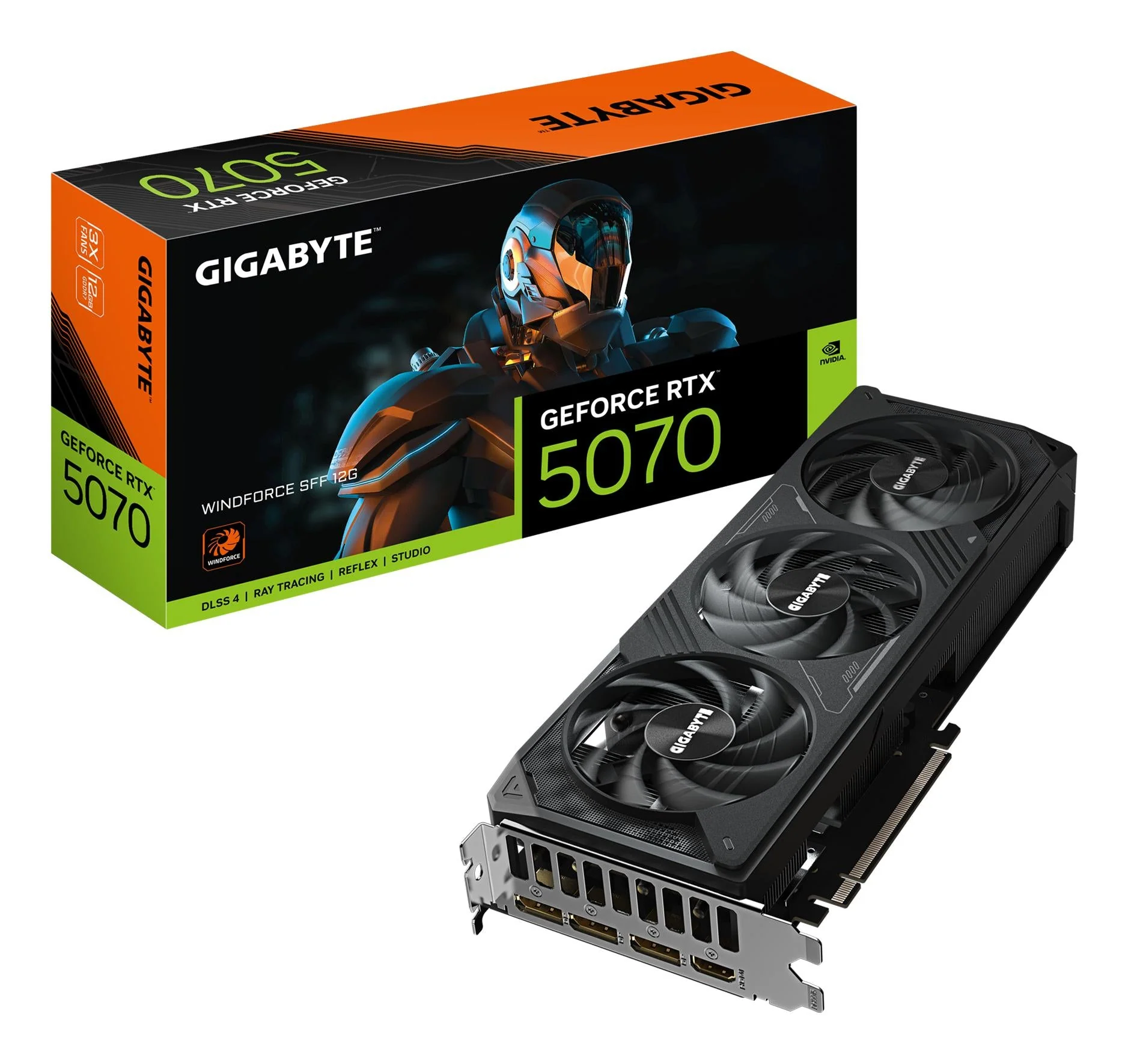 Gigabyte GeForce RTX 5070 WindForce 3 12GB