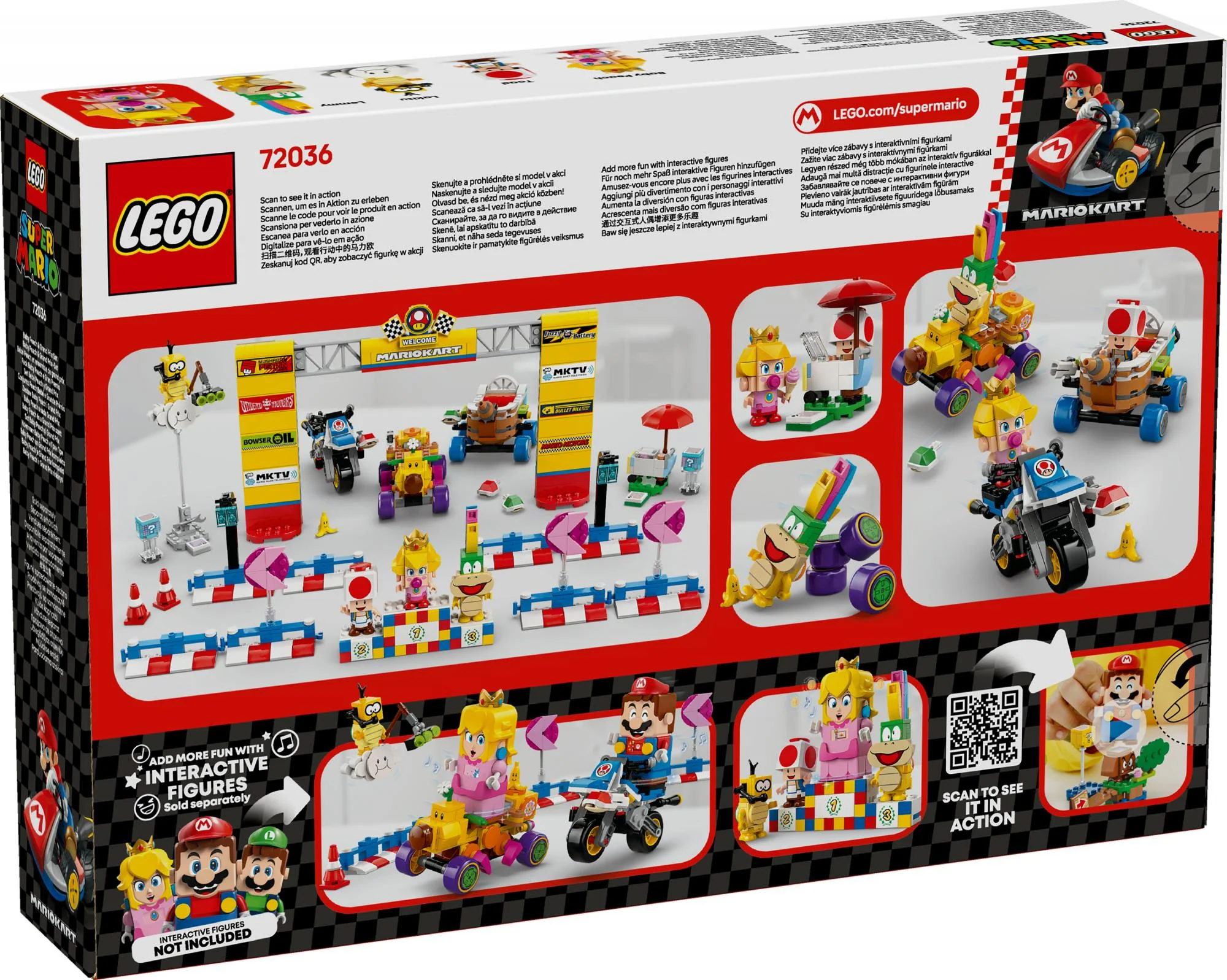 LEGO 72036 Super Mario - Mario Kart: Baby Peach & Grand Pix Set