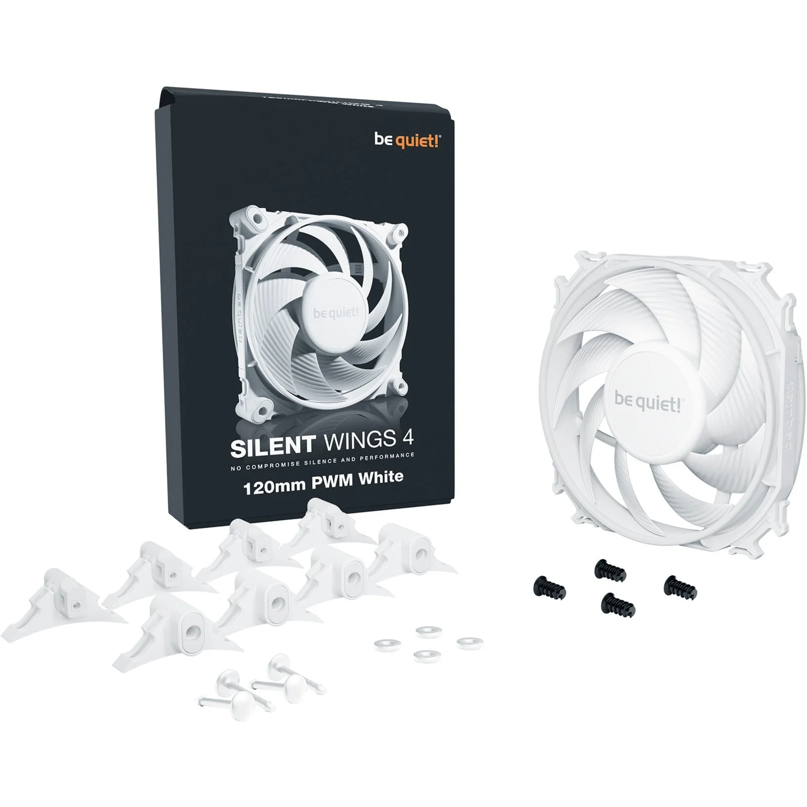 be quiet! Silent Wings 4 120mm PWM White. case fan (white)