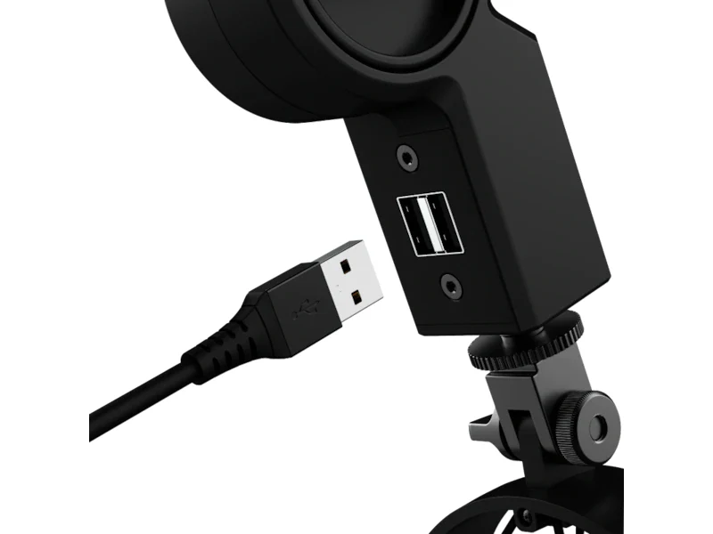 Vertrauen Sie dem professionellen GXT 255+ Onyx-Mikrofon mit Arm