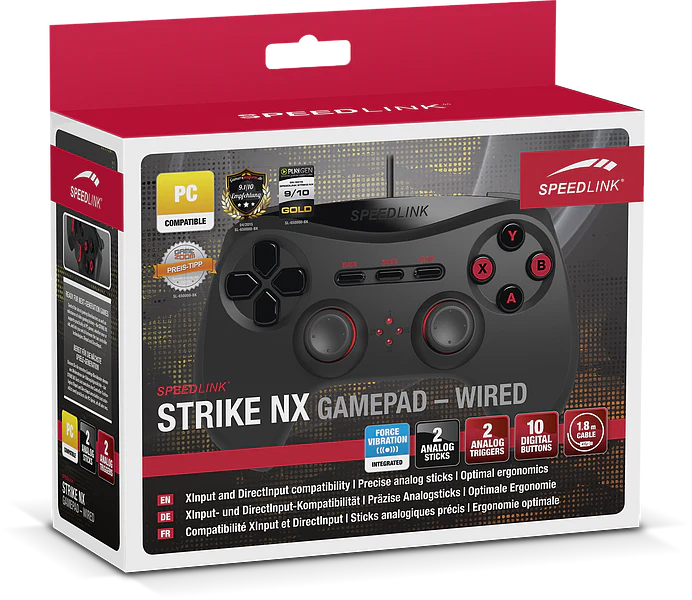 SpeedLink Strike NX Gamepad für PC / Schwarz