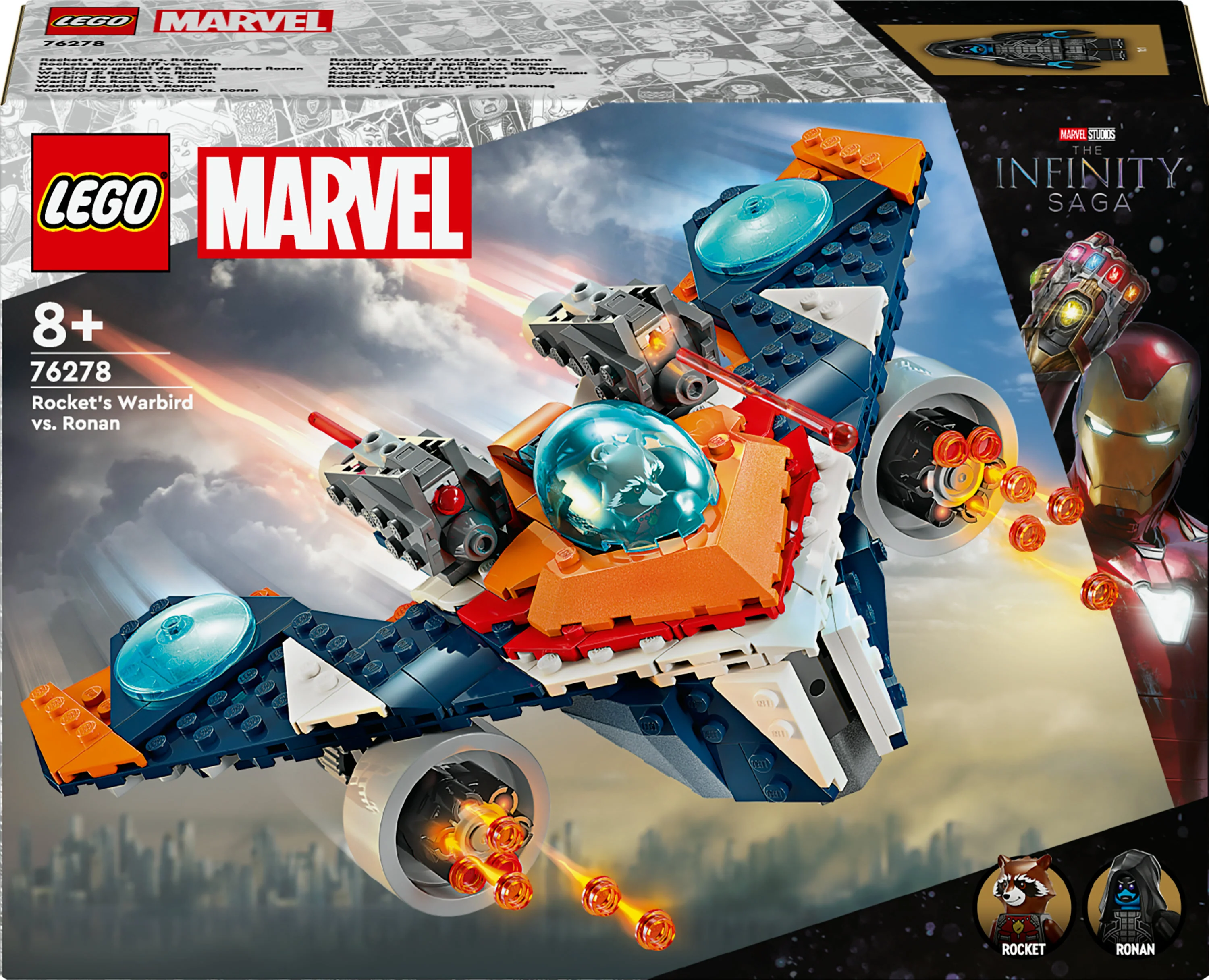 LEGO 76278 Marvel Super Heroes Rockets Rumskib mod Ronan