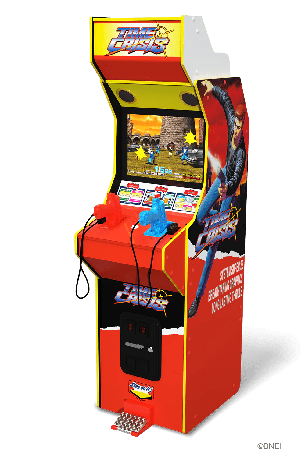 ARCADE 1 UP TIME CRISIS DELUXE ARCADE MACHINE
