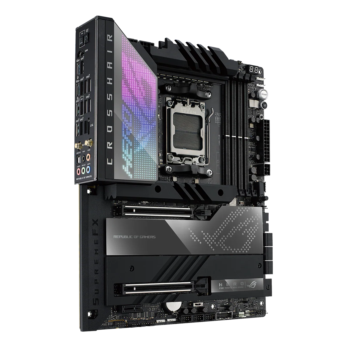 ASUS ROG CROSSHAIR X670E HERO (ATX. X670E. AM5) - Bundkort