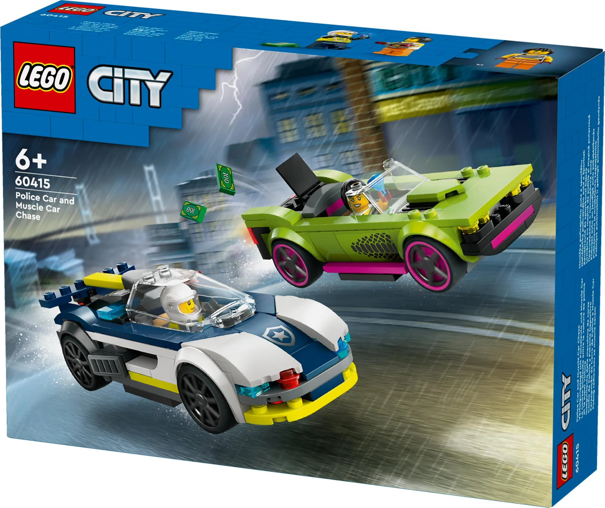 LEGO 60415 City Police Car and Muscle Car Chase