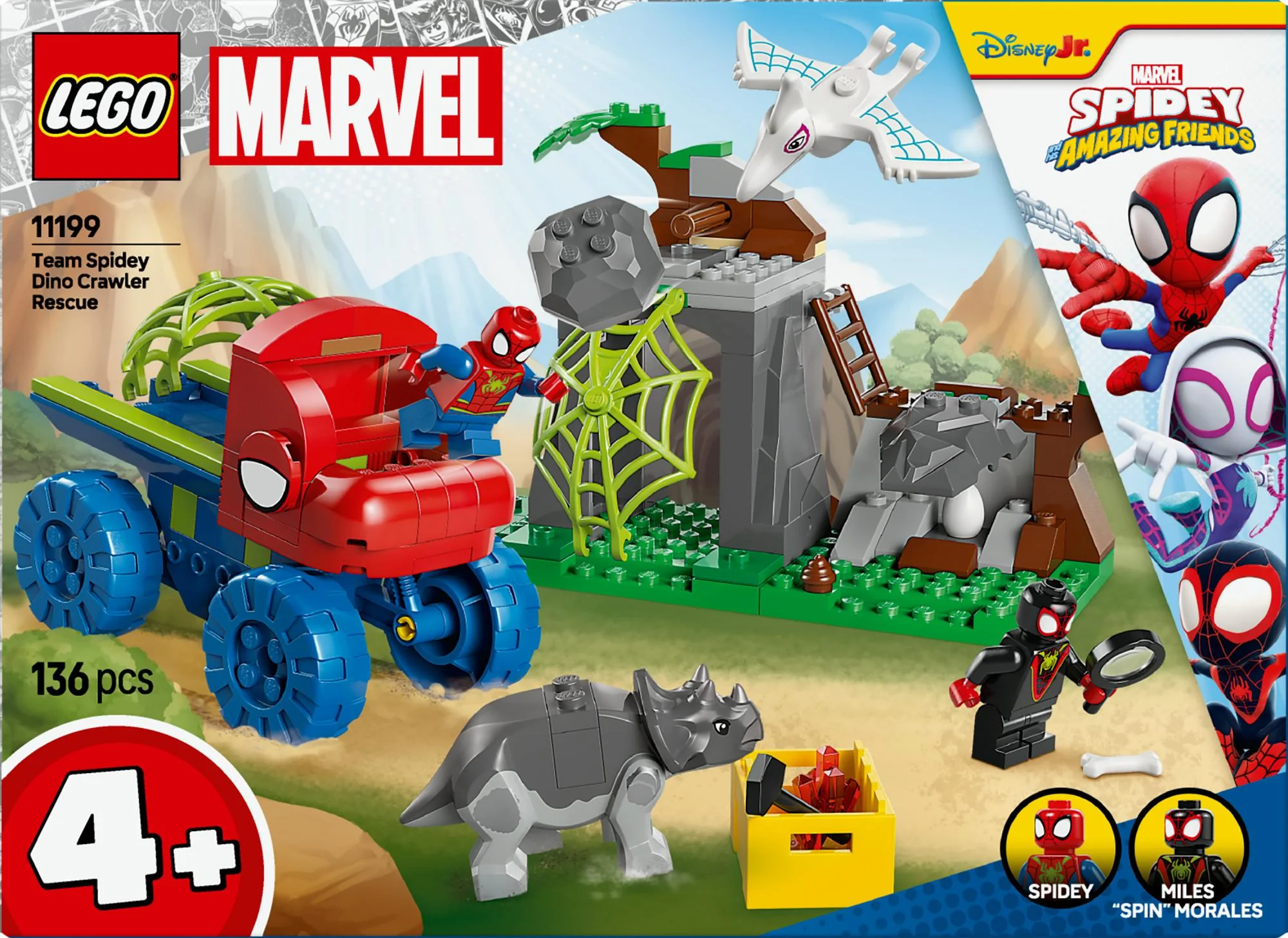 LEGO 11199 Marvel Spidey and his Super Friends Spidey's team on a rescue mission in the dino truck