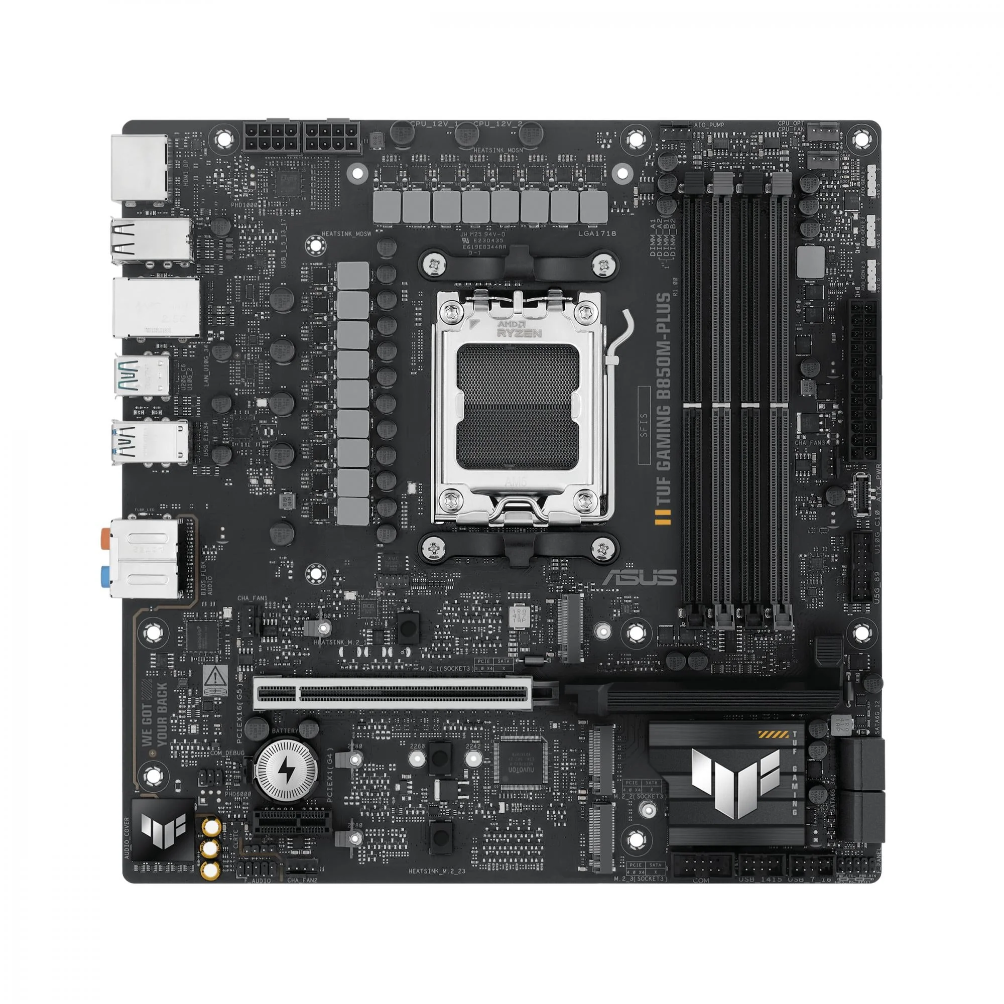 ASUS TUF GAMING B850M-PLUS (mATX. B850. AM5)