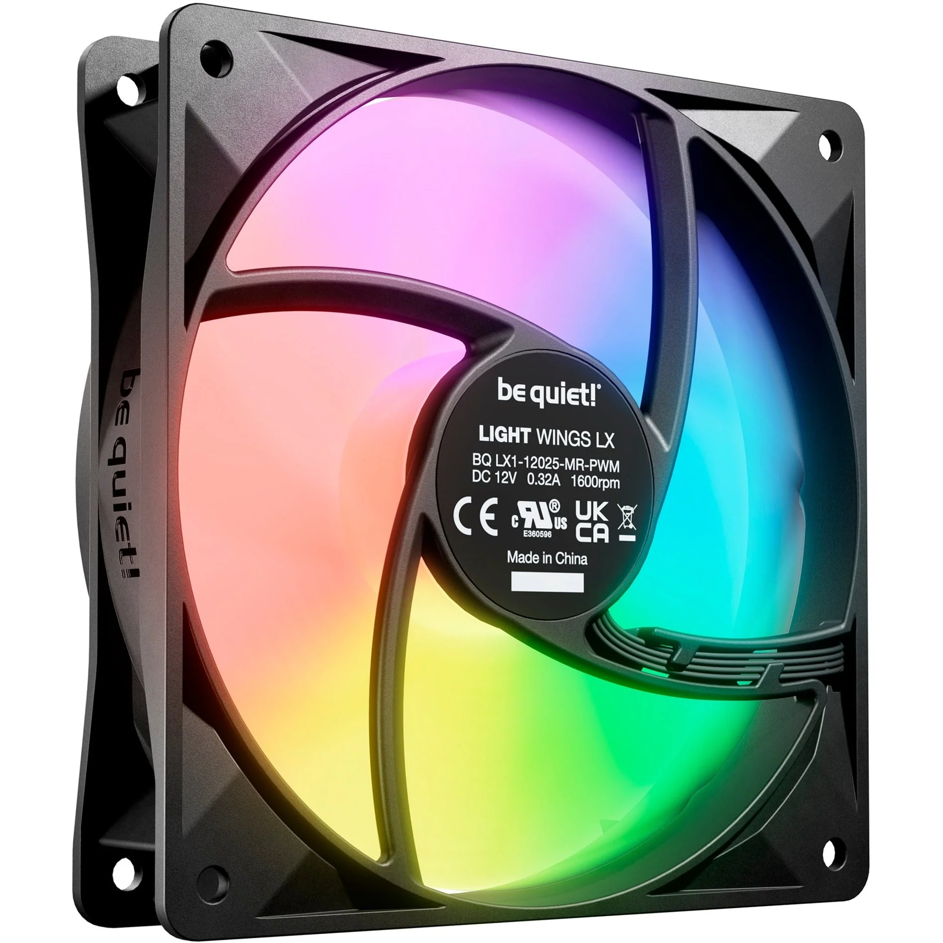 be quiet! Light Wings LX PWM 120 mm. case fan (black)