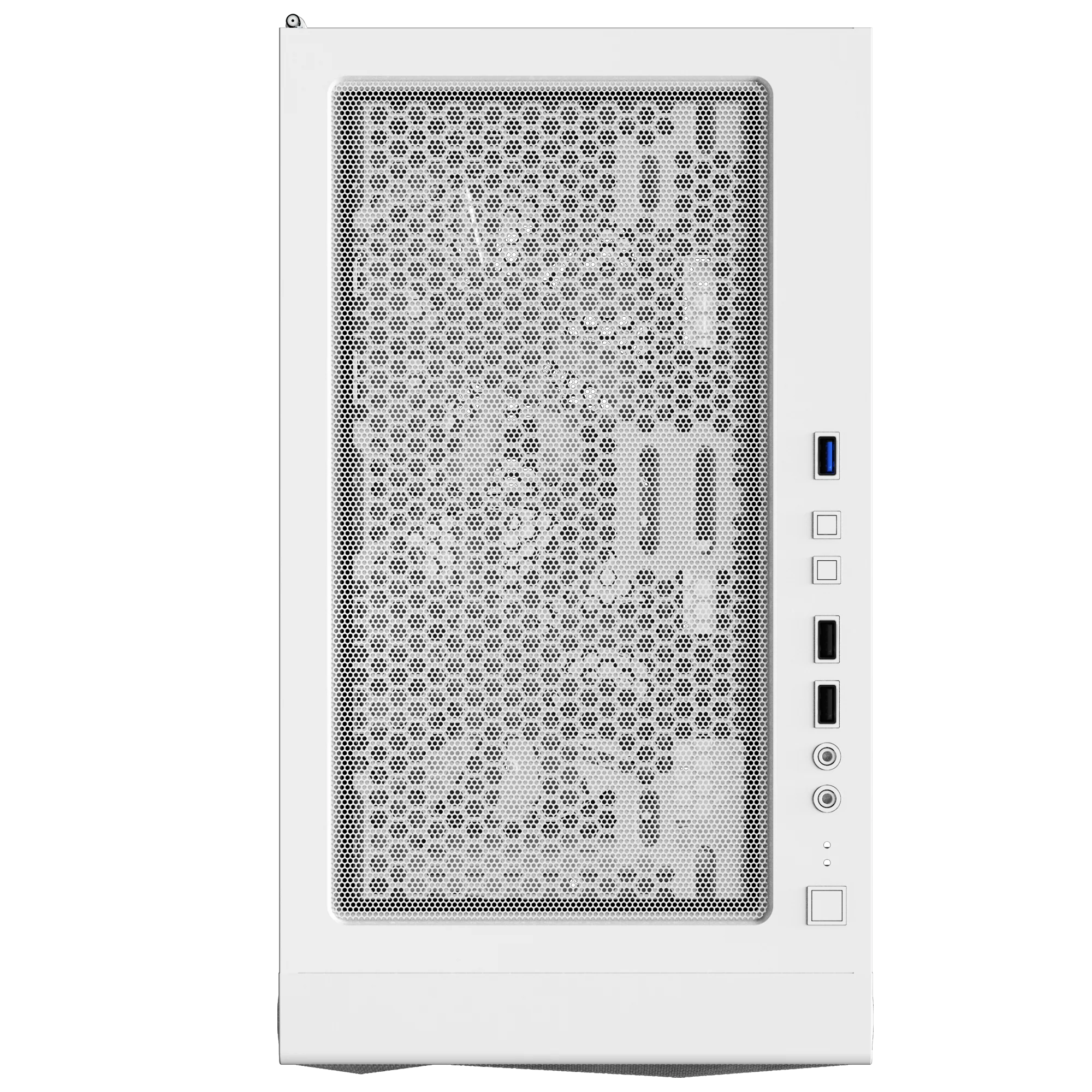 Montech X3 Mesh White – 3x 140 mm statische RGB-Lüfter + 3x 120 mm statische RGB-Lüfter. seitlich schwenkbares gehärtetes Glas