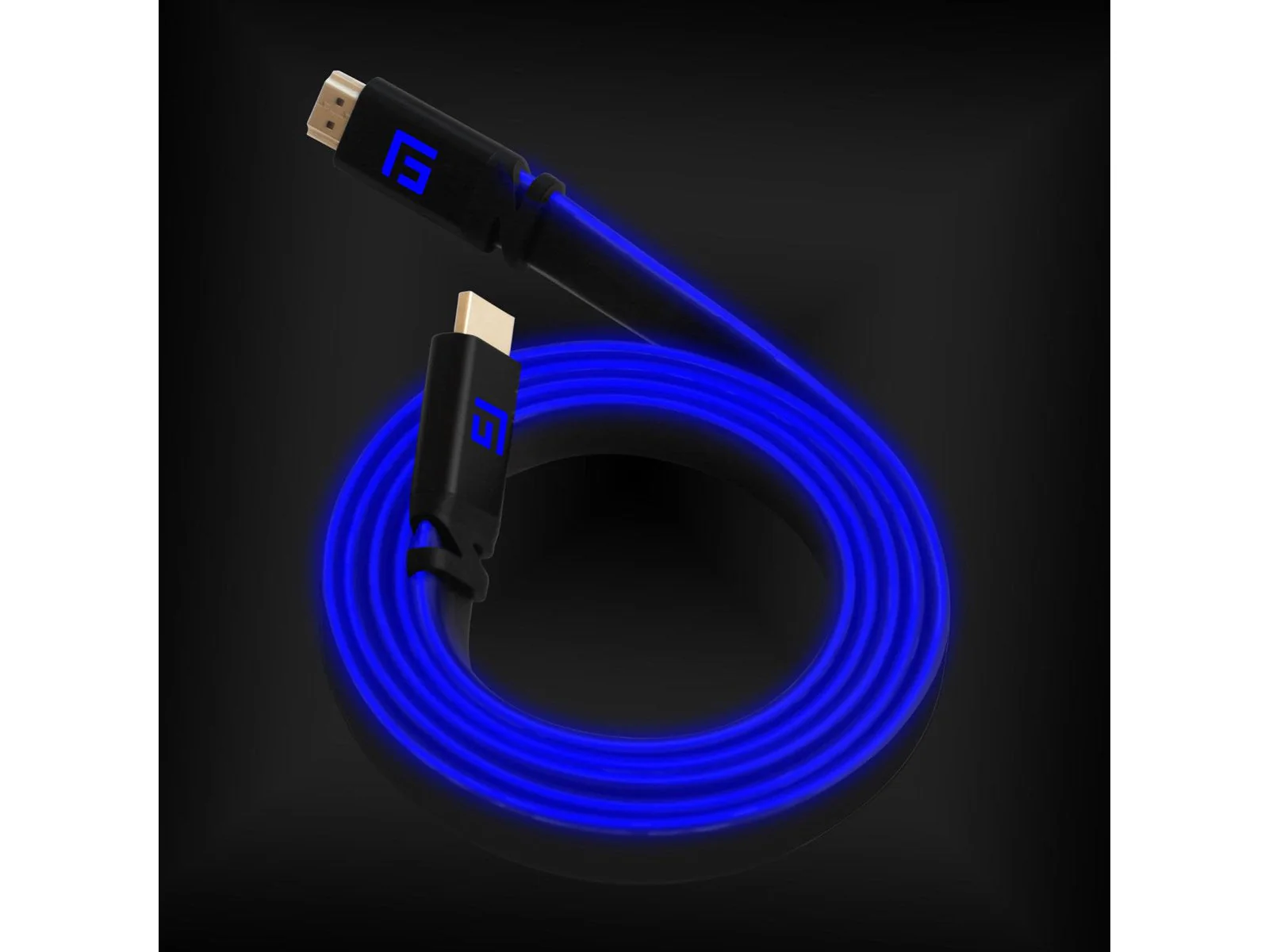 FLOATING GRIP 3M HIGH-SPEED LED HDMI CABLE V2.1 - BLUE