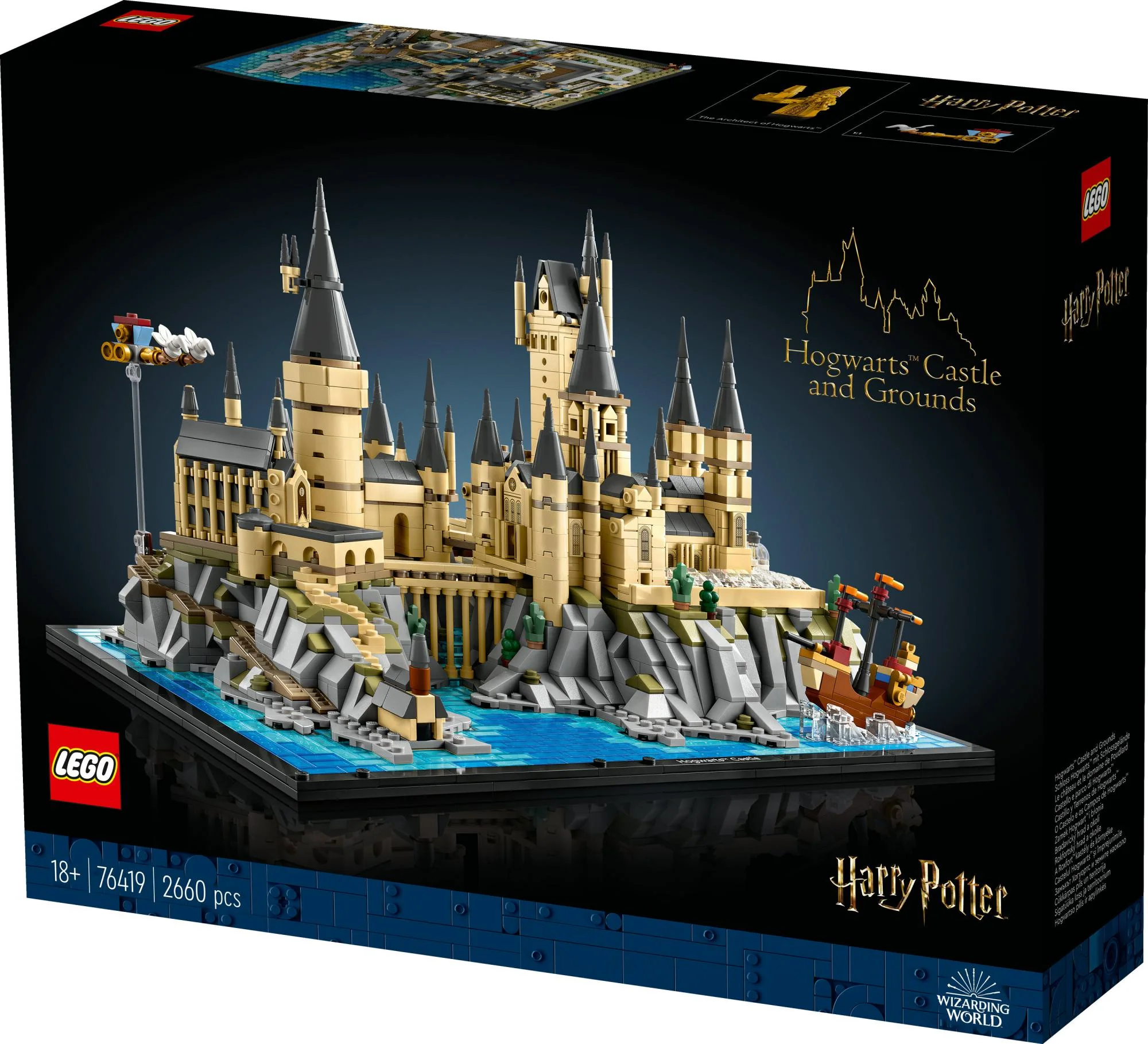 LEGO 76419 Harry Potter Hogwarts Castle with Castle Grounds
