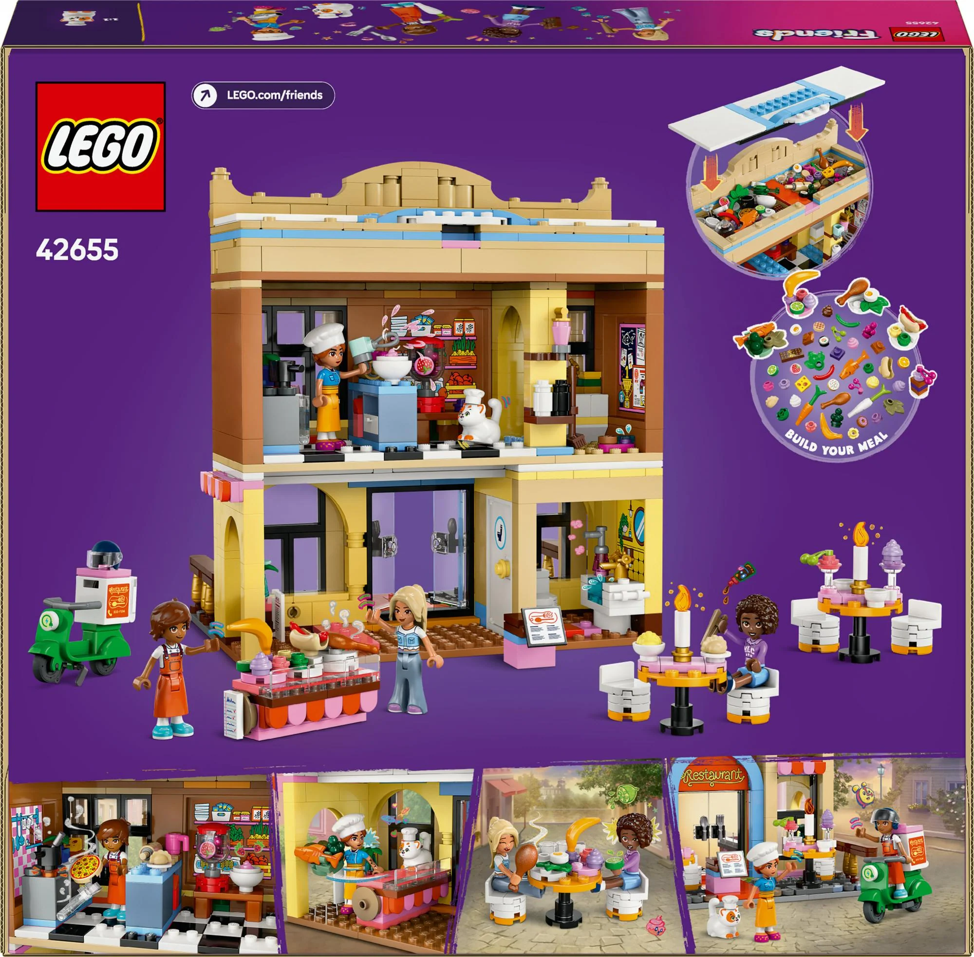 LEGO 42655 Friends Restaurant and Cooking School