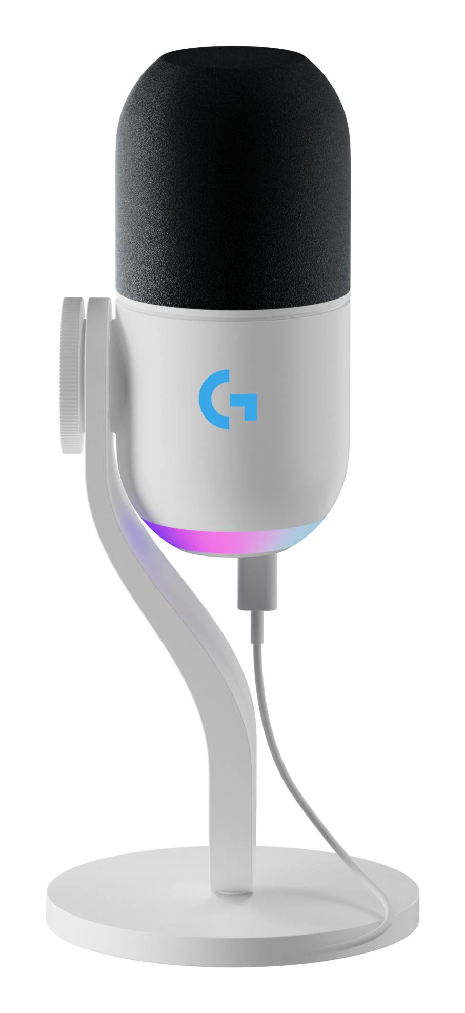 Logitech - Yeti GX Dynamic RGB Gaming Mic med LIGHTSYNC. Off-hvid