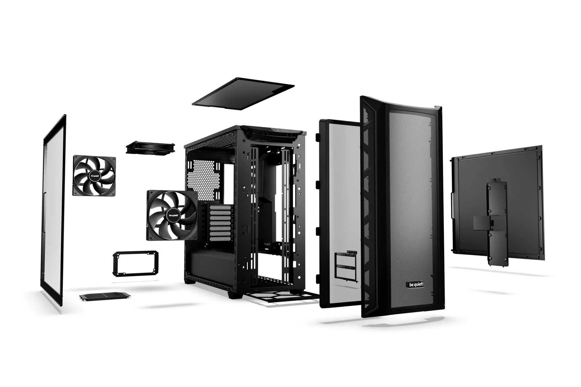 be quiet! SHADOW BASE 800. tower case (black. tempered glass)
