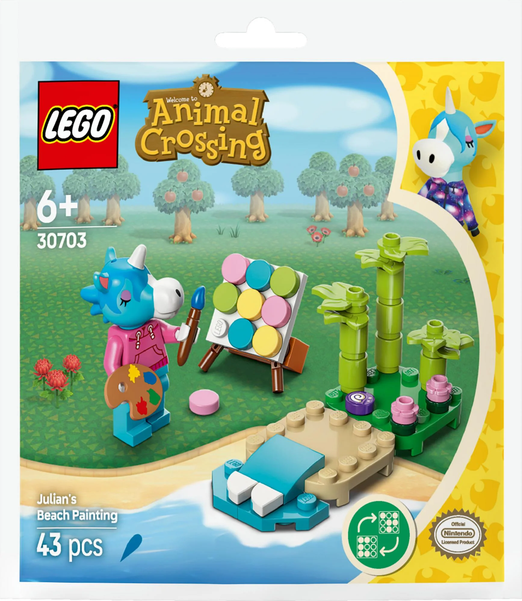 LEGO 30703 Animal Crossing Jimmy's Beach Painting
