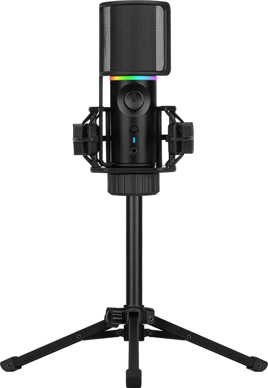 Streamplify MIC RGB Stativmikrofon – Schwarz