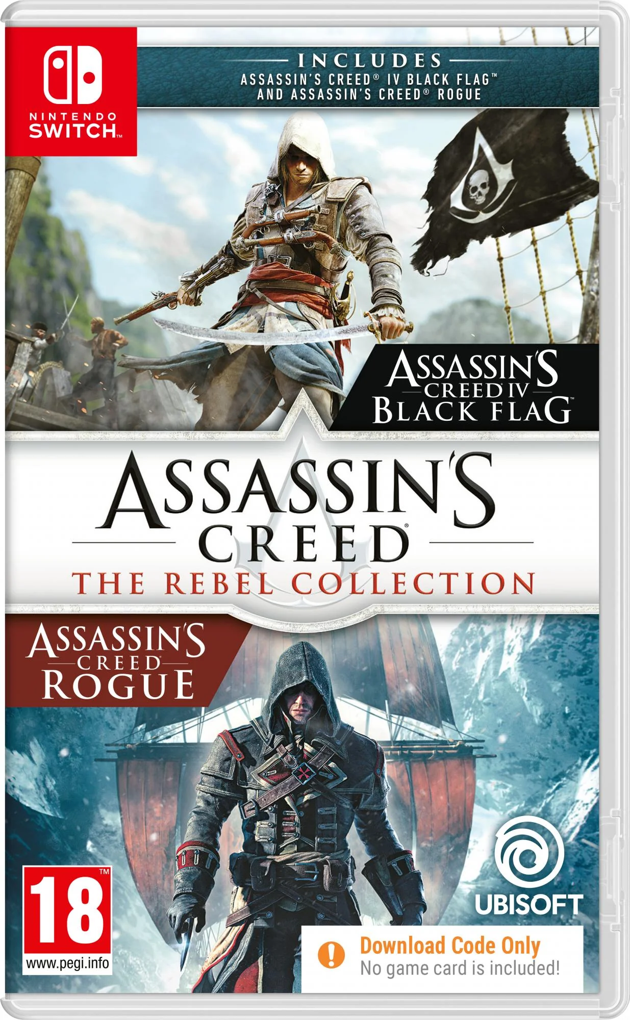 Assassin's Creed Rebel Collection (Code in a Box) (Nintendo Switch)
