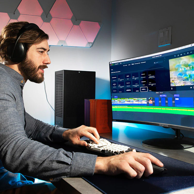 Hyte Revolt 3 Mini ITX - schwarz