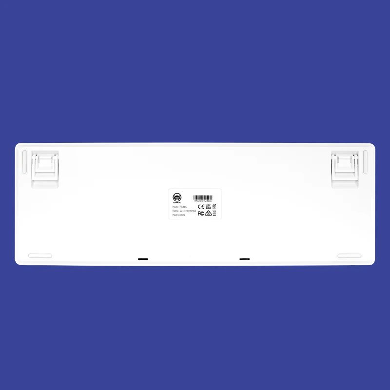 Gamiac TKL90G - Hvid/Rød - TKL Tastatur - Blå Switch