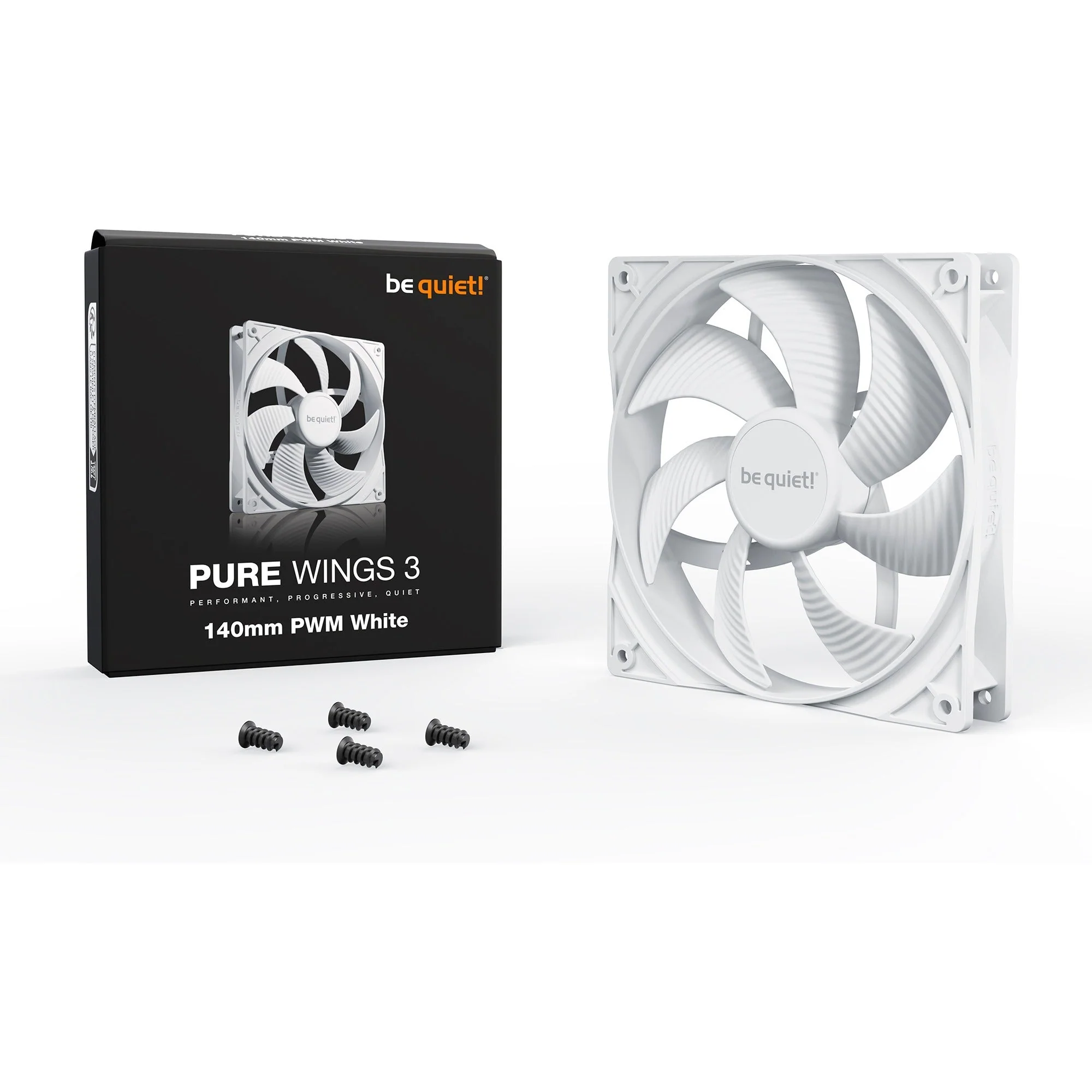 be quiet! Pure Wings 3 140mm PWM. case fan (white)